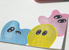 Stiften - verfstiften - Posca - PC3M - glitter - set van 8 assorti