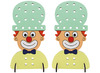 Fijne motoriek - Handige Handen - motoriekborden - junior - expert - clown - set van 2