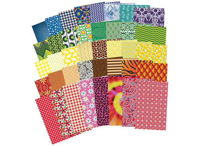 Papier - imitation textile - set/200