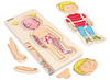 Lagenpuzzel - Beleduc - menselijk lichaam - anatomie - 5 lagen - hout - per stuk