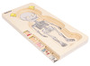 Lagenpuzzel - Beleduc - menselijk lichaam - anatomie - 5 lagen - hout - per stuk