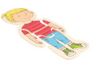 Lagenpuzzel - Beleduc - menselijk lichaam - anatomie - 5 lagen - hout - per stuk