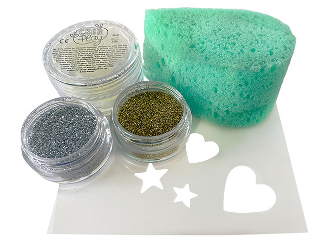 Schmink - afwasbare glittertattoos - tattoos - per set