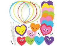 FOAM - DIADEEM - HARTJES - SET VAN 4