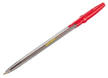 Pen - balpen - Carioca Corvina - rood - per stuk