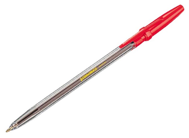 Pen - balpen - Carioca Corvina - rood - per stuk
