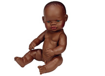 Poppen - babypop - Miniland - zonder haar - afrikaans, aziatisch, europees - 32 cm - per stuk