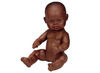 Poppen - babypop - Miniland - zonder haar - afrikaans, aziatisch, europees - 32 cm - per stuk