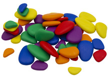 Kleur en vorm - EDX Education - Rainbow Pebbles - regenboogstenen - speelset - per spel