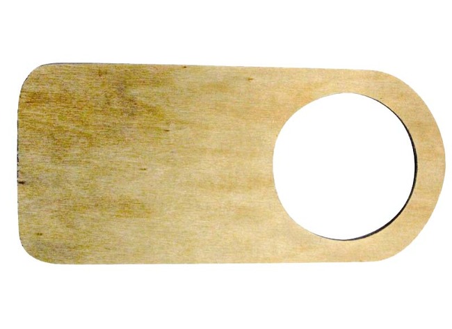 Hout - deurhanger - set van 10