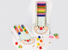 Fijne motoriek - Handige Handen - motoriekborden - junior - expert - clown - set van 2