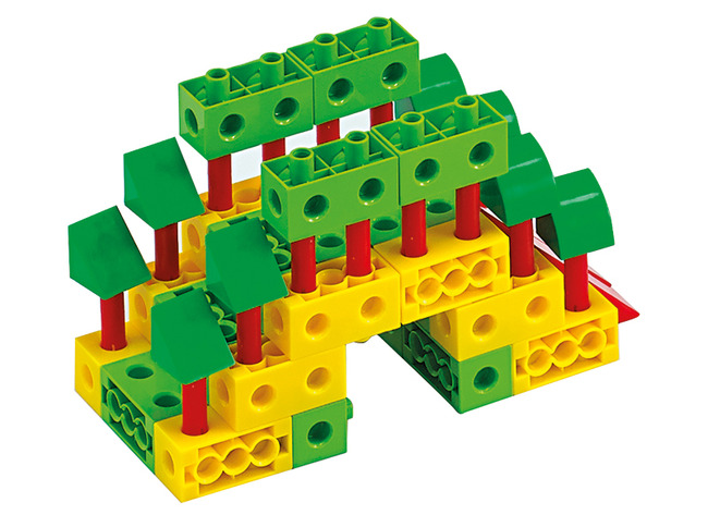 Bouwset - EDX Education - schakelblokken - constructie - set van 470 assorti