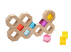 Bouwset - honingraat blokken - hexagon - hout - per set