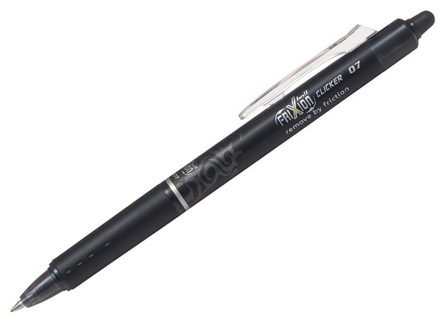 Pen - rollerpen - Pilot Frixion Ball - zwart - per stuk