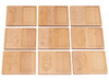 Rekenen - cijfersbordjes - hout - per set