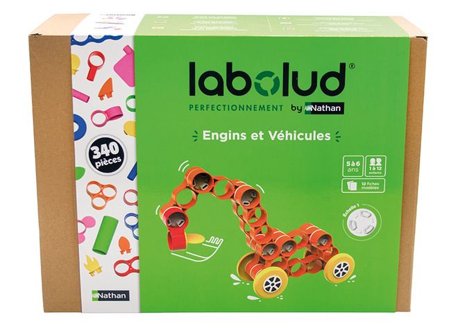 Bouwset - vormen - Labolud - verbetering - set van 340 assorti