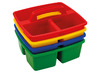 Opbergtray - Caddies Small - nestbaar  - klein - kunststof - 25 x 25 x 14 cm - set van 4 assorti