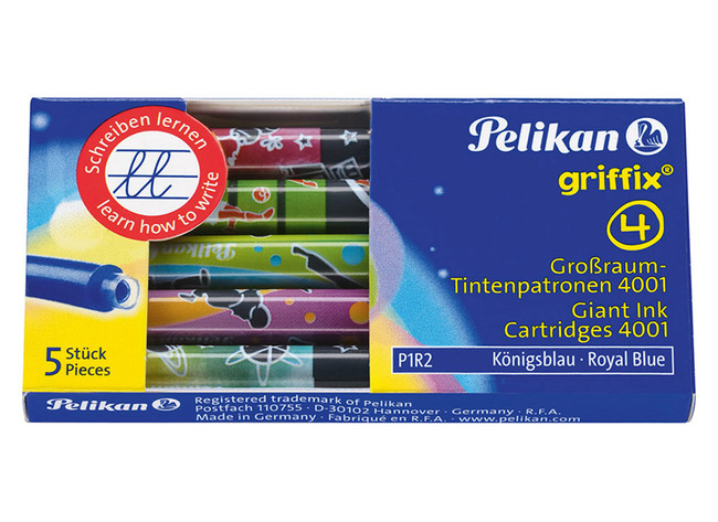 Inktpatronen - vulpen - Pelikan Griffix - set van 5