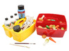 Opbergtray - Caddies Large - nestbaar  - groot - kunststof - 33 x 28 x 17 cm - set van 4 assorti