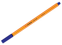 Stiften - schrijfstiften - Stabilo Point 88 - fineliner - 0,4 mm - blauw - per stuk