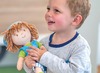Poppen - Silas - 30 cm - zacht - poppenhoek - per stuk