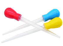 Pipetten - dropper - voor 30 ml - 28 x 4 cm - zand & water - set van 3 assorti