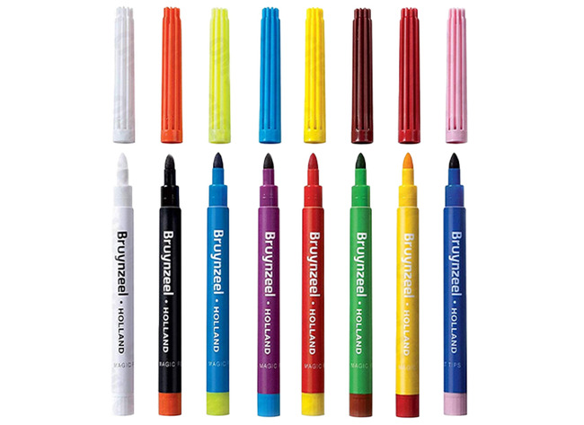 Stift - kleurstift - Bruynzeel Magic Felt Tips - set van 8