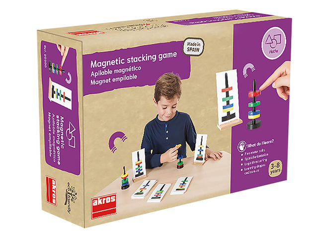 Spel - magnetisch stapelspel - Akros - per spel