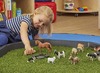Tafel - speeltafel - actieve wereld - speeltapijt gras - per stuk
