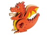 Puzzel - 3D - draak - hout - 10 stukjes - per stuk