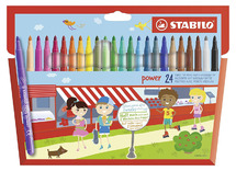 Stift - kleurstift - Stabilo Power - set van 24