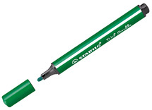 Stiften - kleurstiften - Stabilo Trio Scribbi - driekantig - 2 mm - groen - set van 5