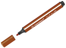 Stiften - kleurstiften - Stabilo Trio Scribbi - 2 mm - lichtbruin - set van 5
