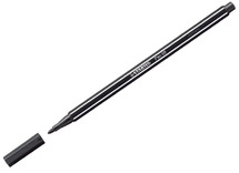 Stiften - kleurstiften - Stabilo Pen 68 - 1 mm - zwart - set van 10