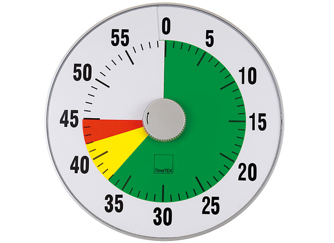 Timer - stoplichtschijf - magnetisch - extra large - per stuk