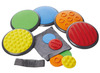 Voelstenen - tactiele schijven - sensorische schijven - set van 5 assorti