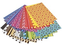 Karton - fotokarton - met motieven - dubbelzijdig - A4 - 250 g - set van 160 assorti