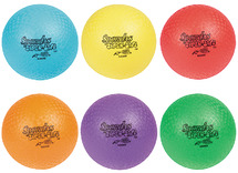 Bal - Spordas SuperSafe PG Balls - foam met vinyl - set van 6 assorti