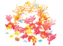 Bouwset - koraal - Guide Craft - Coral Connections - set van 70
