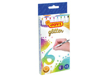 Stift - Kleurstift - Jovi - glitter - set van 8