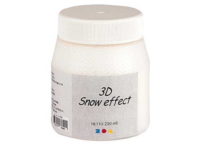 Sneeuwpasta - sneeuweffect - 250 ml - 3D - per stuk