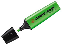 Stiften - markeerstiften - Stabilo Boss Original - groen - set van 10