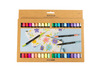 Stiften - textielstiften - dubbele punt - extra kleuren - set van 20 assorti