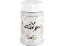 VERF - 3D - GLASS GEL - GLITTER - 100 ML - PER KLEUR