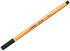 Schrijfstiften - fineliners - Stabilo Point 88 - zwart - 0,4mm - set van 10