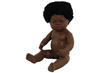 Poppen - babypop - Miniland - met haar - in verschillende varianten - 38 cm - per stuk