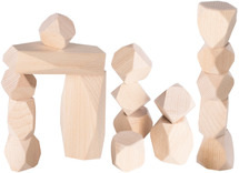 Bouwset - blokken - Guide Craft - Wood Stacker - per set