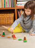 Open-ended - Grapat Coins - schijfjes - hout - set van 72 assorti