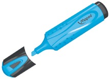 Stiften - markeerstiften - Maped Fluo'Peps - blauw - per stuk