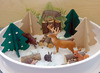Speelgoed - dieren - bosdieren - set van 10 assorti